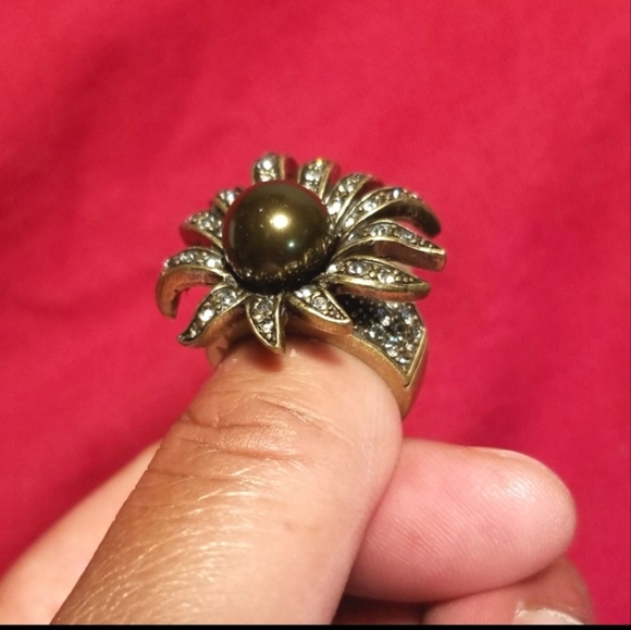 **HEIDI DAUS**  CHOCOLATE  "SUBLIME STAR" COLLECTORS RING **DICOUNTED SHIPPING** - Picture 9 of 12